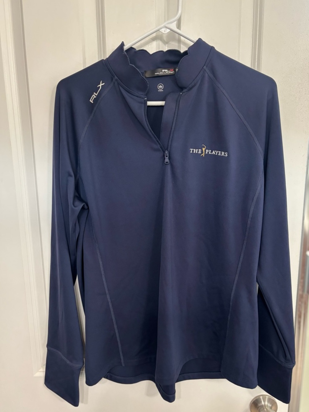 Ladies RLX Ralph Lauren The Players 1/4 zip- Navy Size XL EUC